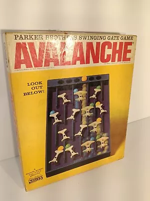 Avalanche Swinging Gate Game Vintage Board Game Parker Brothers 1966  • $14