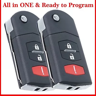 2 For  2007 2008 2009 2010 2011 2012 2013 Mazda CX-7 CX-9 Remote Car Key Fob • $23.28