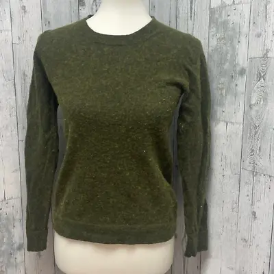 J Crew Womens Small Teddie Wool Blend Long Sleeve Crew Neck Pullover Sweater • $30