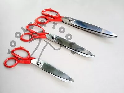 £13.99 • Buy Heavy Duty S. Steel CARPET / UPHOLSTERY Dressmaking Tailor Scissors 8, 10 & 12''