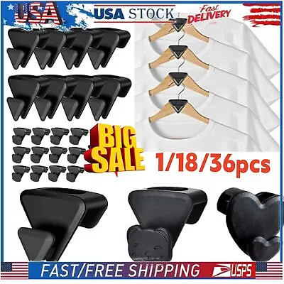 Home Space Triangles AS-SEEN-ON-TV Creates Up To 3X More Closet Space-18/36Pcs • $3.61