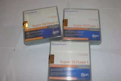 Lot Of 3 New Sealed Quantum Super DLT I 160/ 320gb Media Tape • $37.51