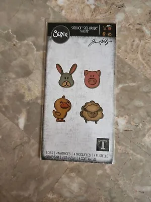 $10 • Buy Critters Sizzix Sidekick Side-Order Thinlits Set - By Tim Holtz #664151 NEW