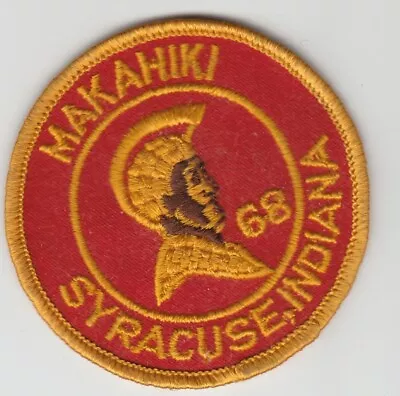 USED Collectible Vintage BOY SCOUT PATCH Makahiki 1968 Syracuse Indiana Scouting • $6.75