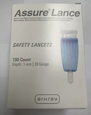 Assure Lance Micro Flow Safety Lancet - 1mm / 28G. 100 Count / Box . 1 Box... • $16