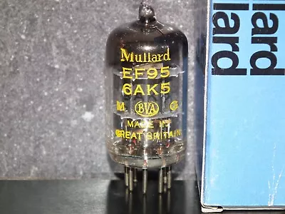 Mullard EF95 6AK5 CV850  RARE Square Getter Mitcham 5654 6AK5W EF95 Little Dot • $99