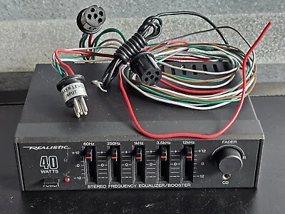$80 • Buy Vintage Realistic 12-1963 Car Stereo Equalizer 40 