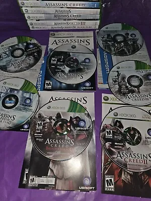 Xbox 360 Games Assassin's Creed Collection Bundle Lot Set Of 6 Read Tested  • $39.99