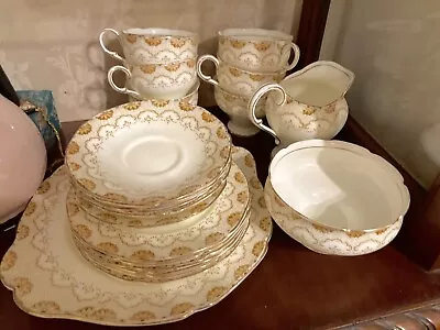 Antique Paragon Afternoon Tea Set With 21 Pieces For 6 People. • $350