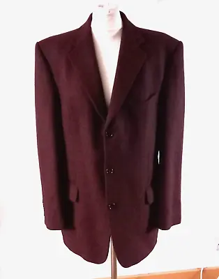 Magee Oxblood Browny Red Pure New Wool T3 Blazer Jacket Chest 42  R See Descript • £29.99