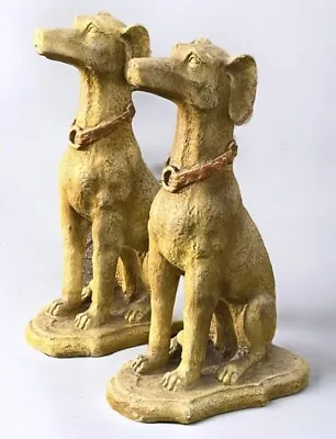 Life Size Pair Of Garden Dog Statues • £475