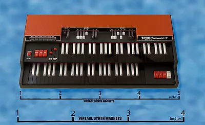 VOX KORG Continental V 61 73 / AC30vr Guitar Amp Synthesizer Refrigerator Magnet • $7.25