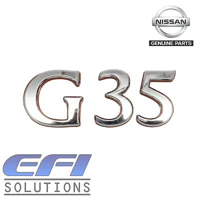 Genuine Nissan Infiniti Boot Trunk Badge / Emblem (G35)  V35 G35  Skyline • $69.68