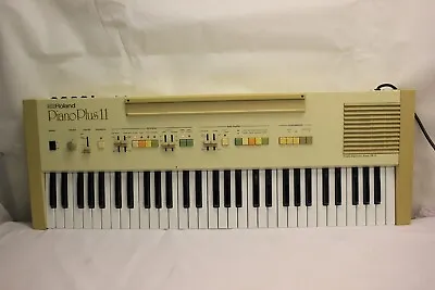 $593.23 • Buy ROLAND EP-11 DIGITAL PIANO PLUS 11 SYNTHESIZER 61 KEYS KEYBOARD VINTAGE 1980's