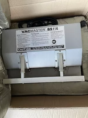 VacMaster BS116 Commercial Bag Sealer (non-suction) • $300
