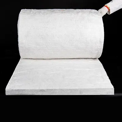 £22.95 • Buy 50MM Ceramic Silicate Fiber Blanket Insulation High Temperature Fireproof Mats 