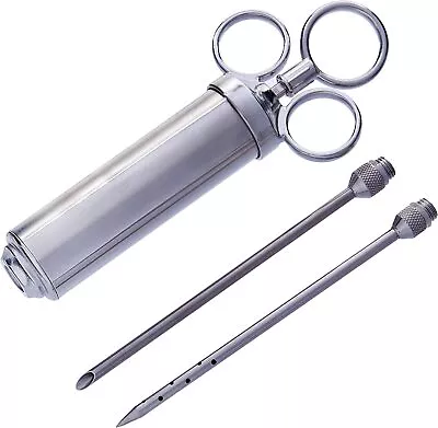 Amazon Basics Premium Stainless Steel Marinade Meat Injector • £9.09