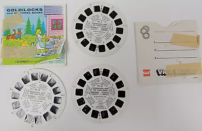 Viewmaster Reels: Goldilocks And The Three Bears Reels 1 2 & 3 B3171 B3172 B3173 • $9.99