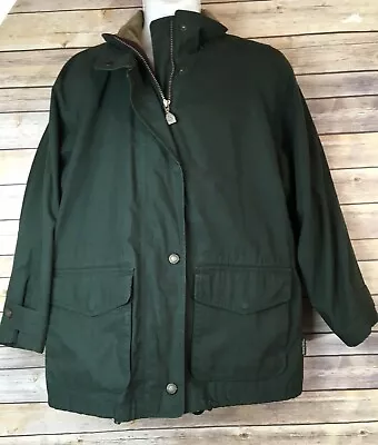 $21.21 • Buy Pacific Trail Mens Sz Small Green Zip Snap Front Jacket Adjustable Waist Bottom