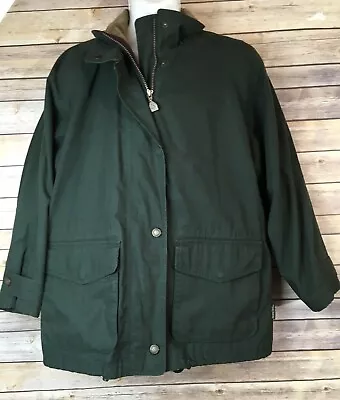 Pacific Trail Mens Sz Small Green Zip Snap Front Jacket Adjustable Waist Bottom • $11.02