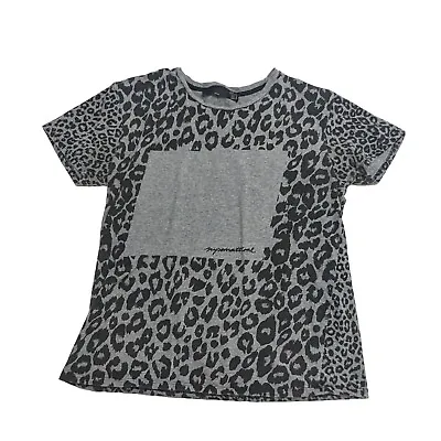 ZARA TRF Short Sleeve Leopard Print T-shirt Size S • $19.99