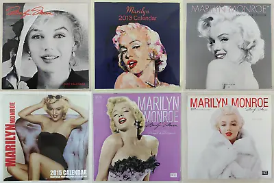 Marilyn Monroe Calendar Bundle Of 6 - 2012 2013 2014 2015 2016 2017 - Not Used • £29.99