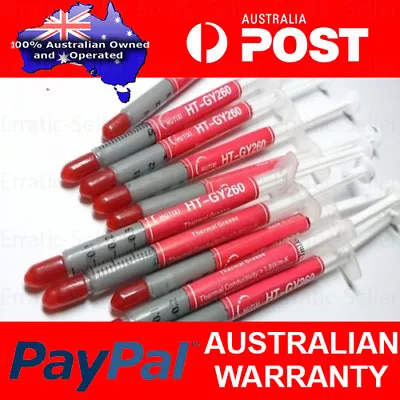 10x Thermal Grease Heatsink Compound Paste Heat Sink CPU GPU VGA Syringe • $9.99