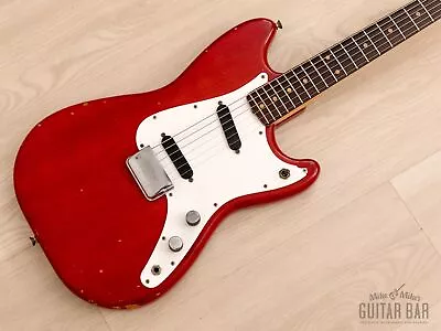 1963 Fender Duo Sonic Vintage Short Scale Guitar W/ Mahogany Body 100% Original • $6299.99