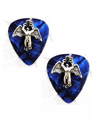 Icarus Swan Song Celtic Angel Led Zeppelin Music Deep Blue Guitar Picks Earrings • $11.99