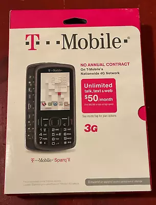 T Mobile Sparq II NOS QWERTY Keyboard Slider 3G Cell Phone NIB #6 • $42.95