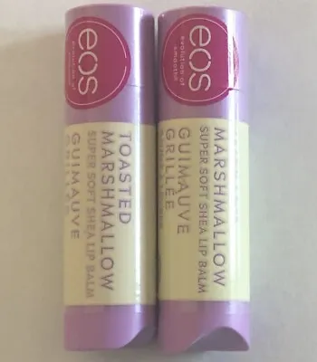 (2)  EOS Toasted Marshmallow Super Soft Shea Lip Balm • $8.90