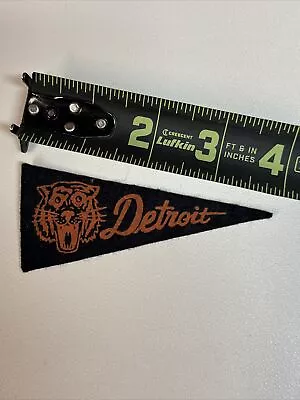 1950's Detroit Tigers Michigan Baseball Mlb Mini Pennant Banner 1.5x4 • $17.95