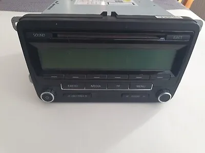 Vw Radio 5M0035186AA Blaupunkt T5 Polo Passat Cd Player  • $24.85