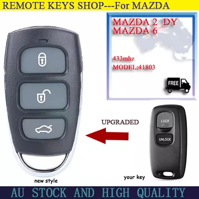 41803 NEW DESIGN Fit For MAZDA 2 6 2002 2003 2004 2005 Keyless Remote Car Key • $26.72