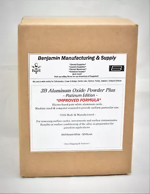 25 Pound - 50 Micron - White - Dental Aluminum Oxide Powder  + Free Shipping! • $95
