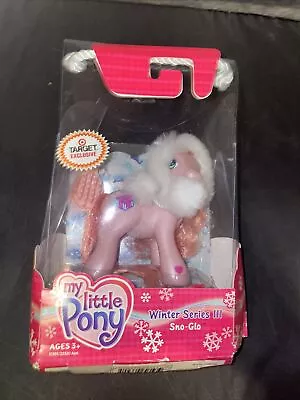 Hasbro My Little Pony Sno-Glo Winter Series III G3 Brushable Figure New MLP 2005 • $19.87