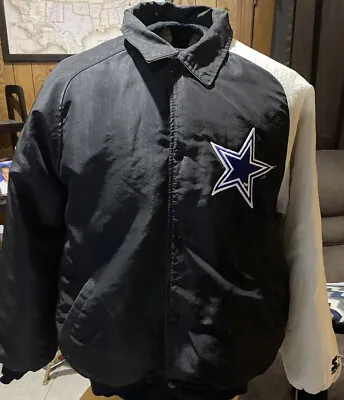 Vintage NFL Football Dallas Cowboys Coca Cola Starter Jacket Coat Size Large • $59.95