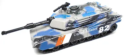 2009 Matchbox M1a1 Main Battle Tank 82 United Alliance Blue Camo 4 1/4  Military • $24.99
