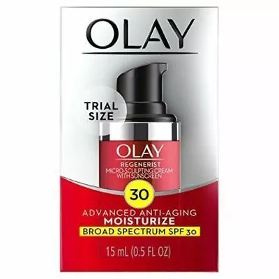 $9.93 • Buy Trial Travel Size Olay Regenerist Micro-Sculpting Cream Face Moisturizer Cream