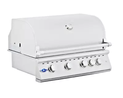 Stainless Steel 4 Burner BBQ Grill Built-in 56000 BTUS NG For Outdoor Kitchen • $1349