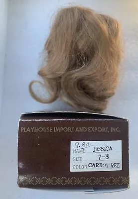 Playhouse Doll Wig Jessica Size 7-8 Carrot Red • $12.99