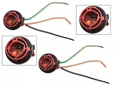 Universal Pigtail Wire Female Socket 1157 S Two Harness Front Turn Signal Plug • $10.45