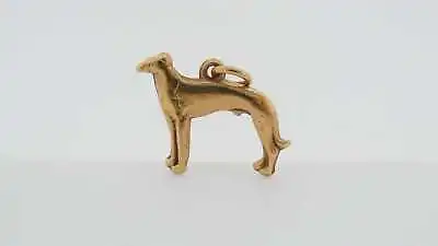 Estate Sale 9k Yellow Gold Dog Charm Pendant 0.6g Vintage Jewelry • $100