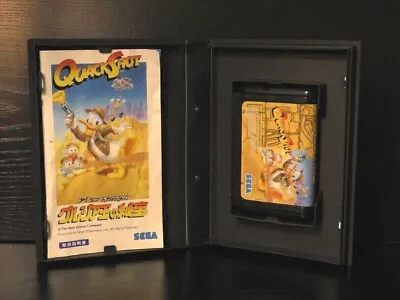 Quackshot CIB Sega Mega Drive Genesis Complete MD Quack Shot Donald Duck • $69.99