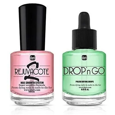 Duri Rejuvacote 2 Nail Growth System + Drop'n Go Quick Dry Nail Drops • $23.99