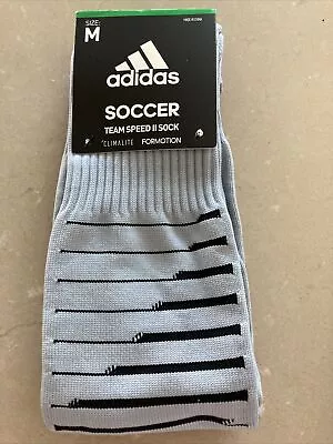 ADIDAS Climacool Climalite Soccer Team Speed II Cushion Socks NEW  Sz M • $9.99