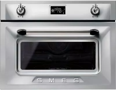 Smeg SF4920VCX1 45cm Ex Display St/Steel Victoria Compact Steam Oven (JUB-9547) • £769