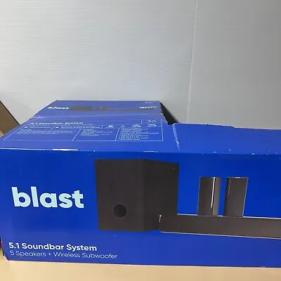 ONN Blast 5.1 400W 36  Bluetooth Soundbar. Open Box • $99.99