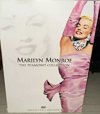 Marilyn Monroe Diamond Collection DVD 6 Disc Box Set Free Shipping • $25