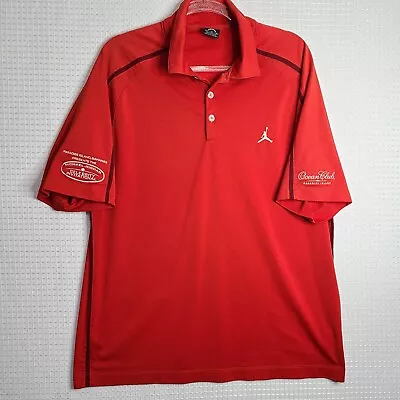 Michael Jordan Celebrity Invitational Paradise Islands Bahamas Mens XL Red Golf • $59.99